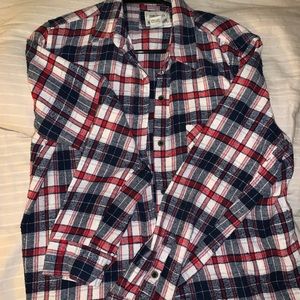 Plaid Long Sleeve Flannel